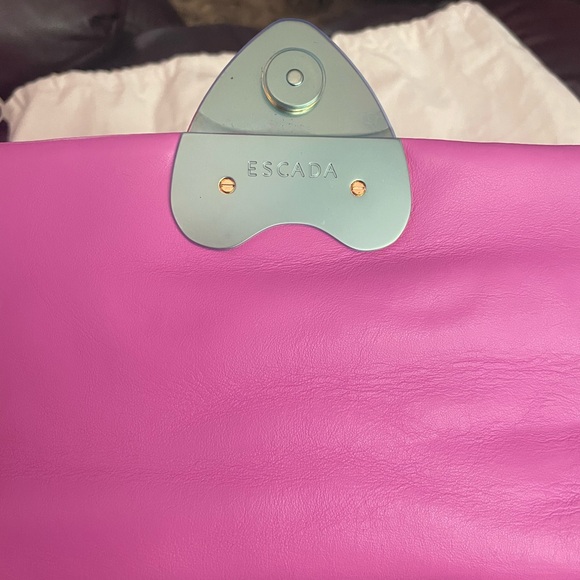 NEW Escada Medium Leather Multicolor Heart Bag - Picture 6 of 7